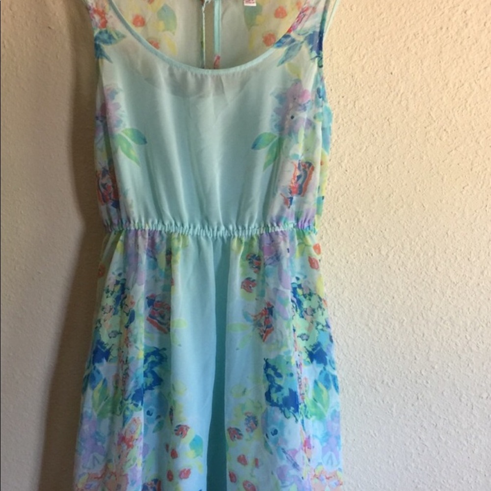 Candies sheer hi/ lo summer dress